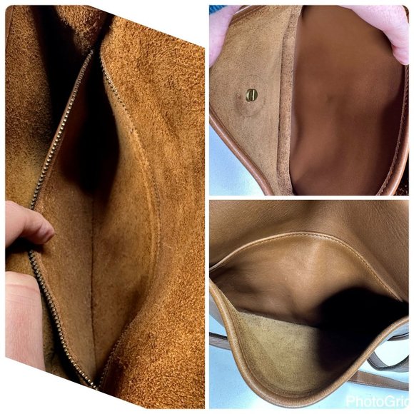 Coach Vintage Prairie Bag 9954 Crossbody Shoulder Bag in British Tan Leather - Picture 12 of 16